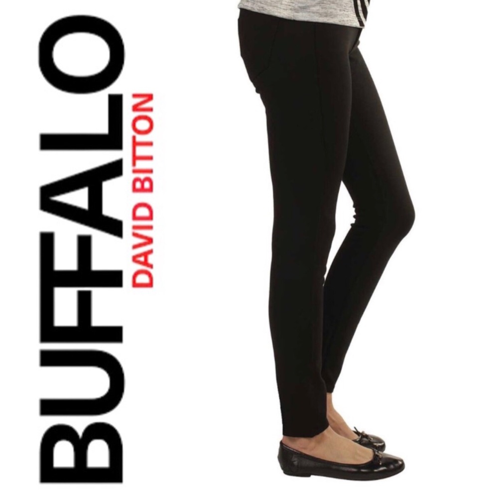BUFFALO David Bitton black Ivy ponte pants